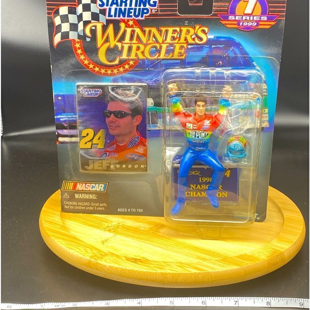 COPY - NIOB NASCAR figurine of Jeff Gordon commemorating his 1998 NASCAR Champi…
